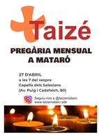 Pregària del mes d'abril